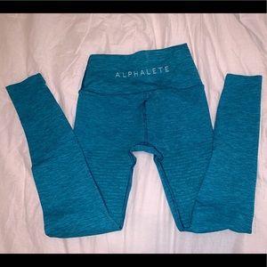 Alphalete blue halo leggings TRADE